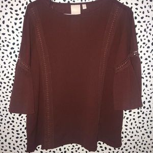 Lauren Conrad (M) Burgundy Top